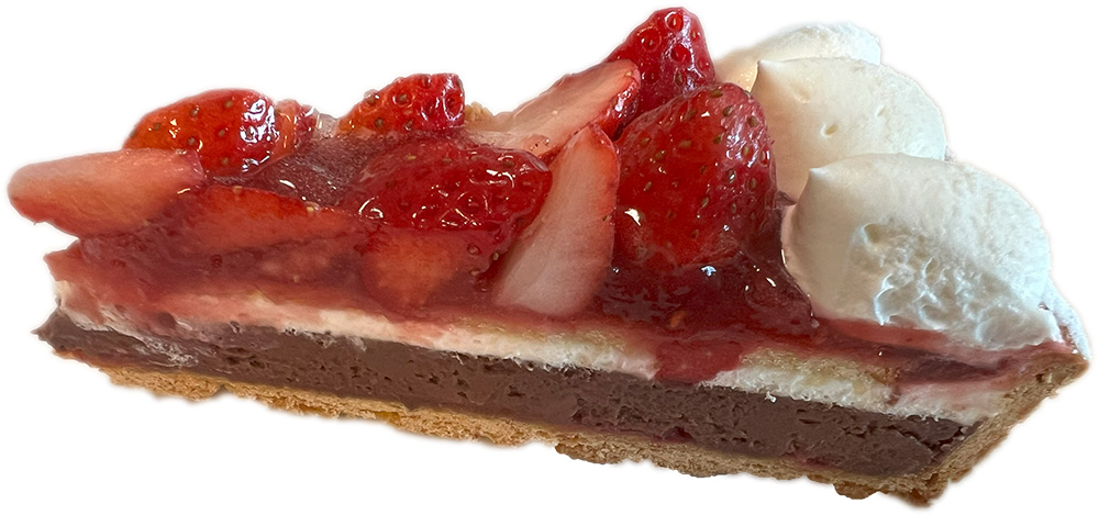 イチゴとテリーヌショコラのタルト