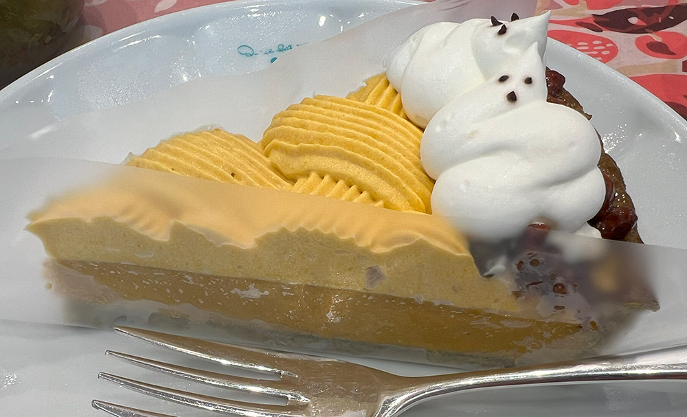 オバケクリームとパンプキンのタルト